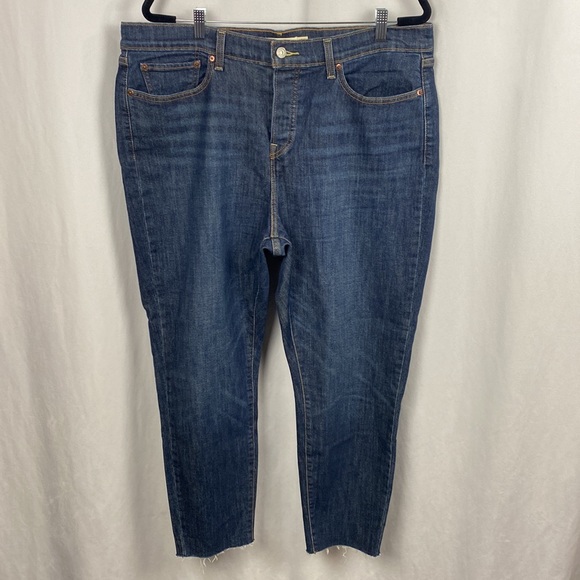 Levi's Wedgie Icon Fit Salsa Dark Stone Skinny - Size 18W - Picture 4 of 16